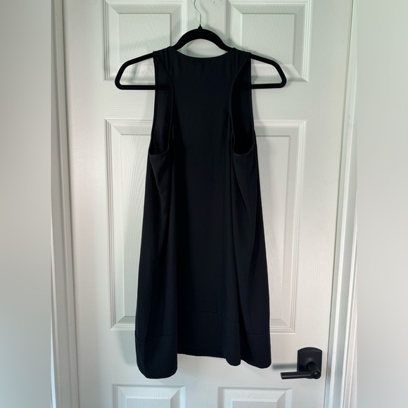 LEITH Little Black Racerback Shift Dress Classic Contemporary Size Medium - Picture 4 of 6
